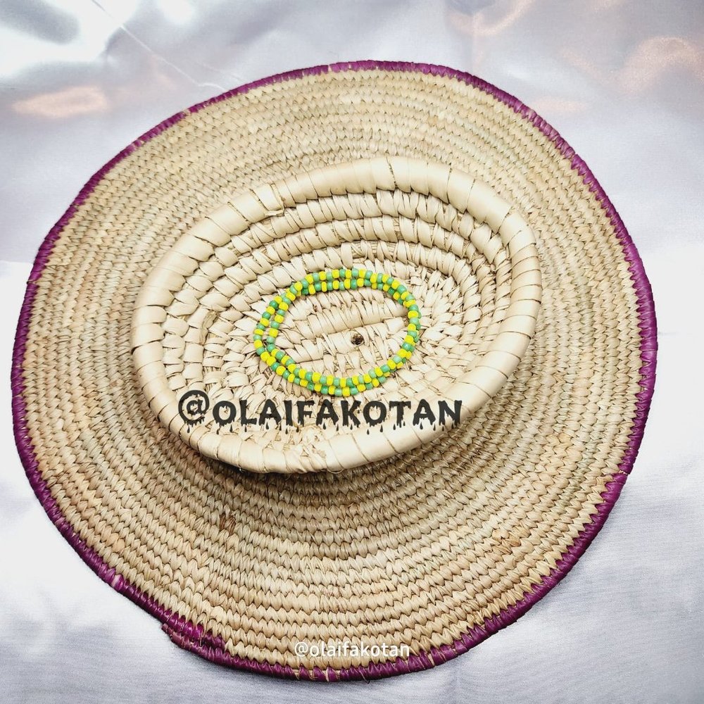 Ifa Orisa beads ORUNMILA BRACELET by Olaifakotan (Green/YellowishGreen)